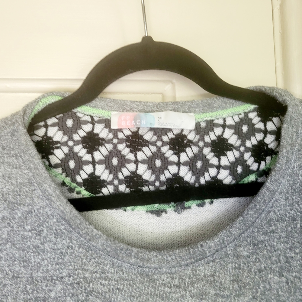 Gray Knit Sweater - Picture 3 of 3